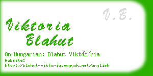 viktoria blahut business card